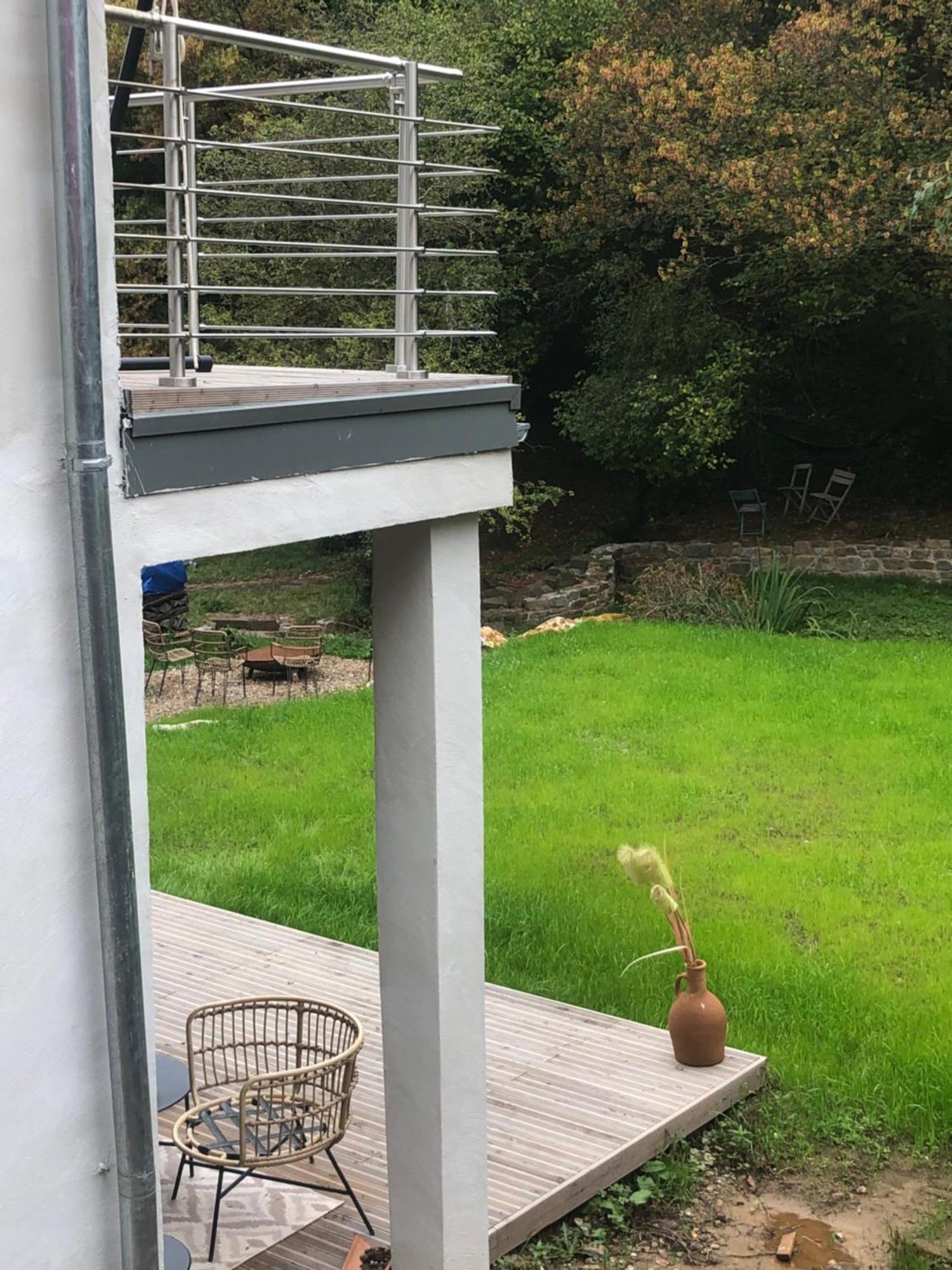 Ferienhaus Waldbaden Im Nationalpark Eifel- Am Bach シュライデン エクステリア 写真